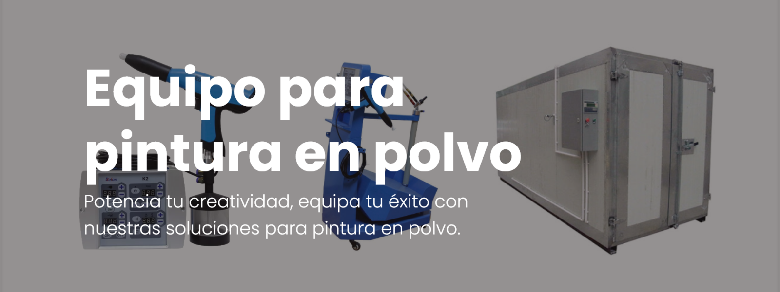 Equipo para pintura en polvo - Equipo para pintura electroestática